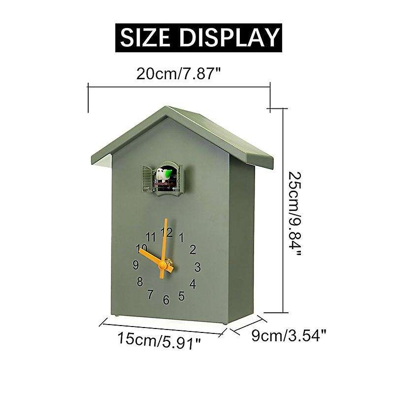 Modern Bird Cuckoo Quartz Wall Clock Home Living Room Horologe B