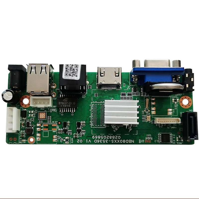 H265/h264 16chx4k 5mp Nvr Network Digital Video Recorder 1 Sata Cable