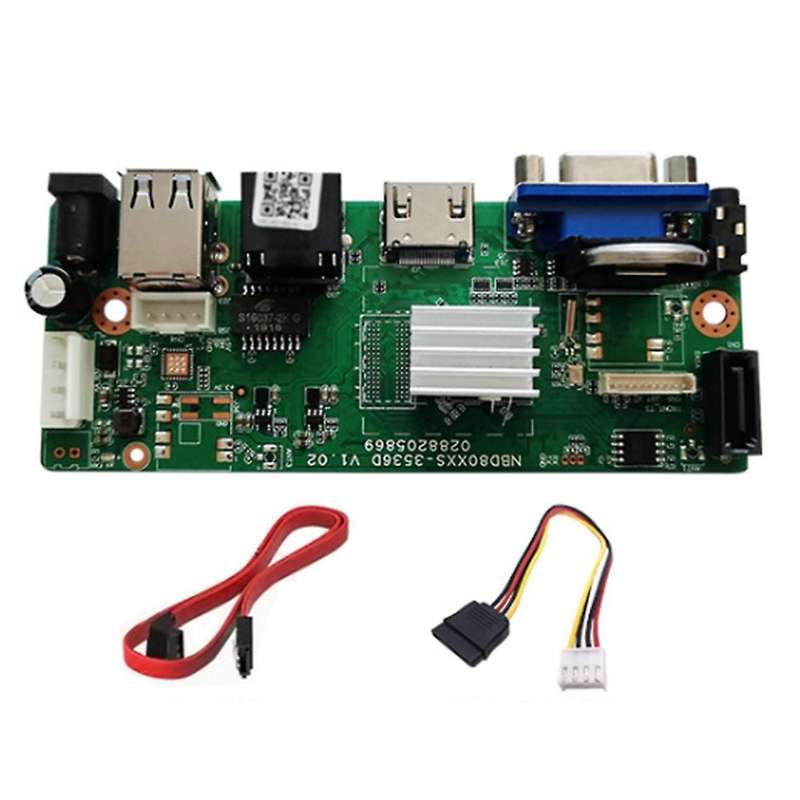 H265/h264 16chx4k 5mp Nvr Network Digital Video Recorder 1 Sata Cable