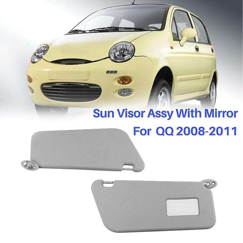 2pcs Car Sun Visor Assy with Mirror for Chinese Chery Qq 2008-2011