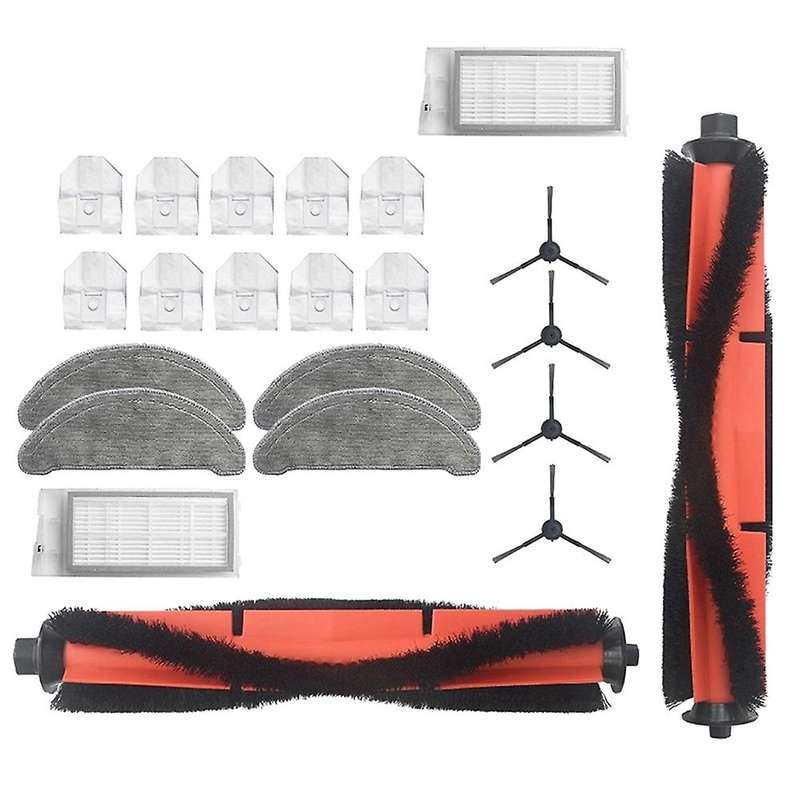 Roller Brush Side Brushes Hepa Filters Compatible for Roidmi Eve Plus