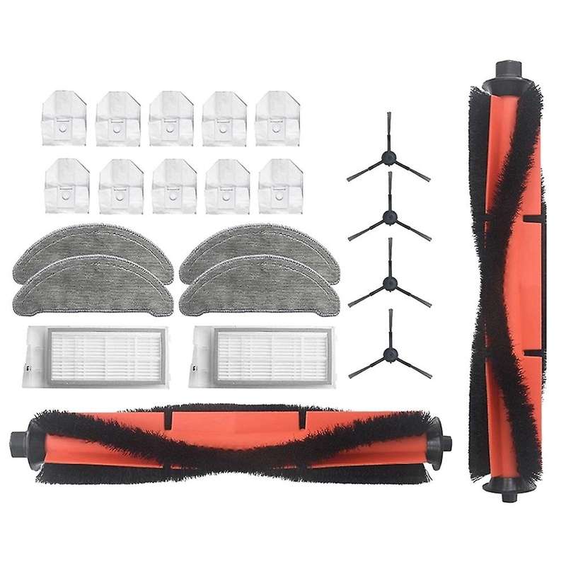 Roller Brush Side Brushes Hepa Filters Compatible for Roidmi Eve Plus