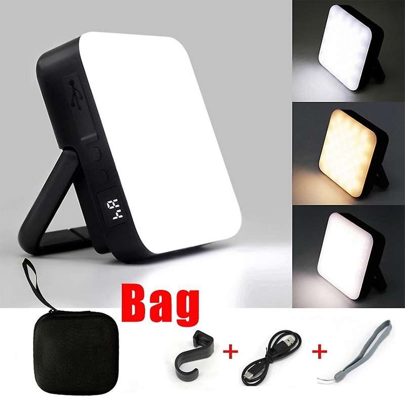 Outdoor Camping Tent Light Rechargeable Lantern Emergency Flashlight