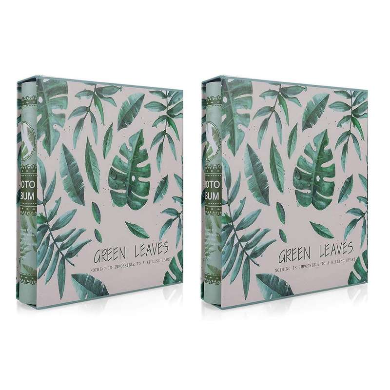 Photo Album Slip In Case with 200 Pockets 6 X 4 Inch Family Albums