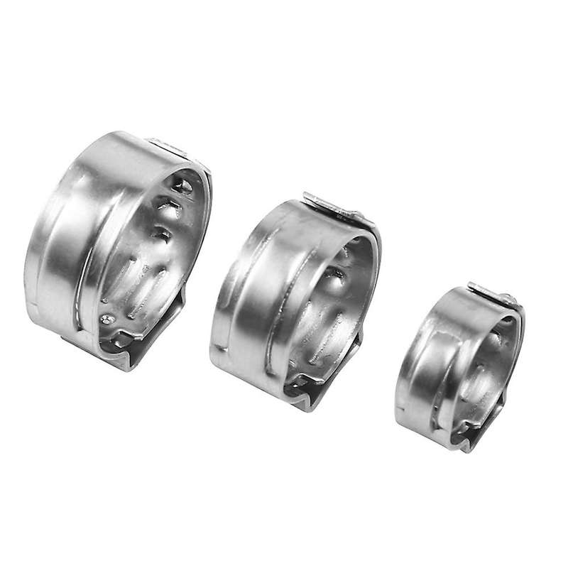 304 Stainless Steel Hose Clamp Classification Kit, 128 Pieces