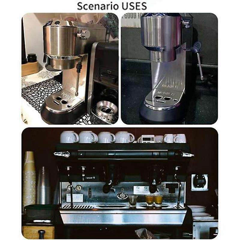 Steam Nozzle Coffee Espresso Machine Accessories Steam Pipe Silver