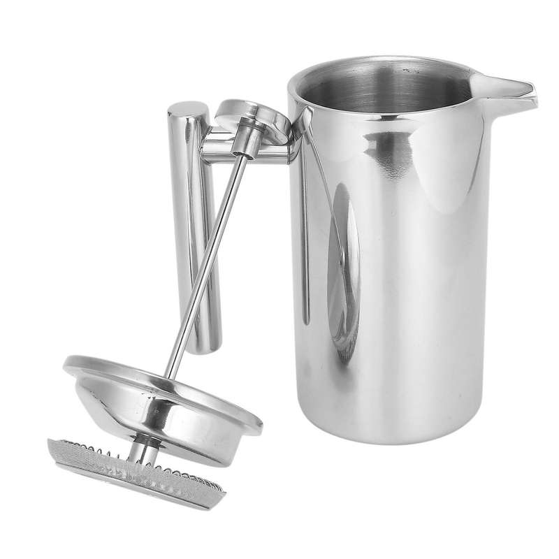 350ml Stainless Steel Tea Kettle,with Coffee Spoon & 5 Filter Screens
