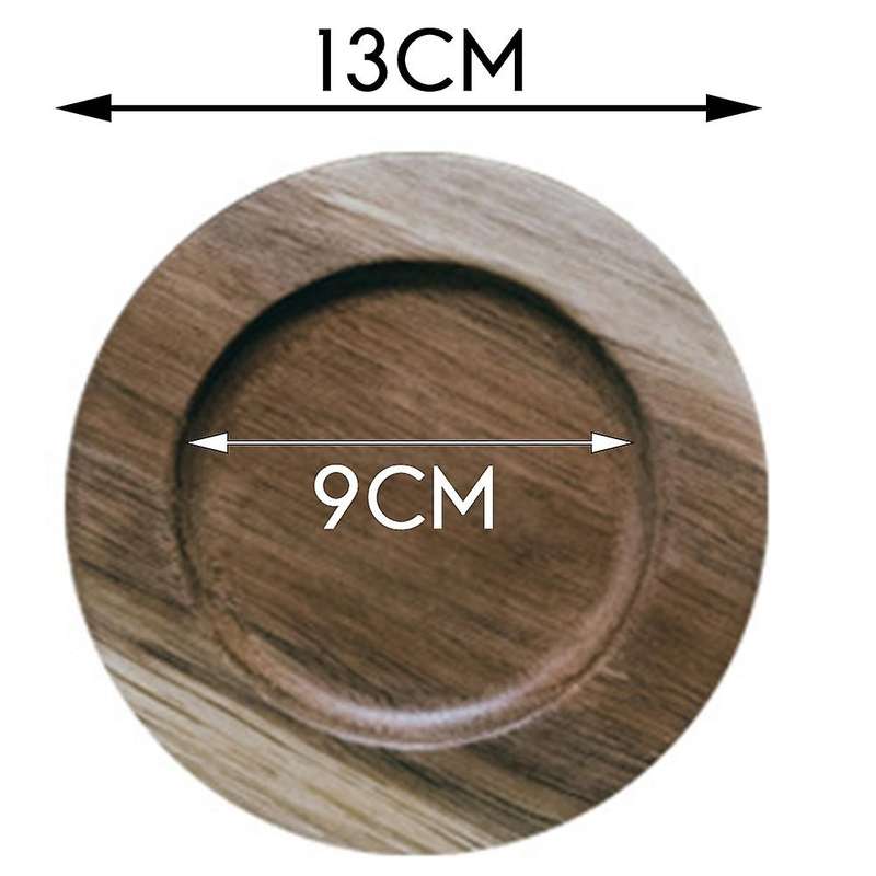 Coffee Mug Acacia Wood Insulated Coaster Cup Holder Snack Plate