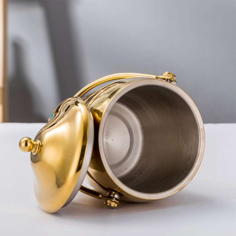 Ktv Bar Utensils Ice Bucket, Creative Stainless Steel Ice Bucket(c)