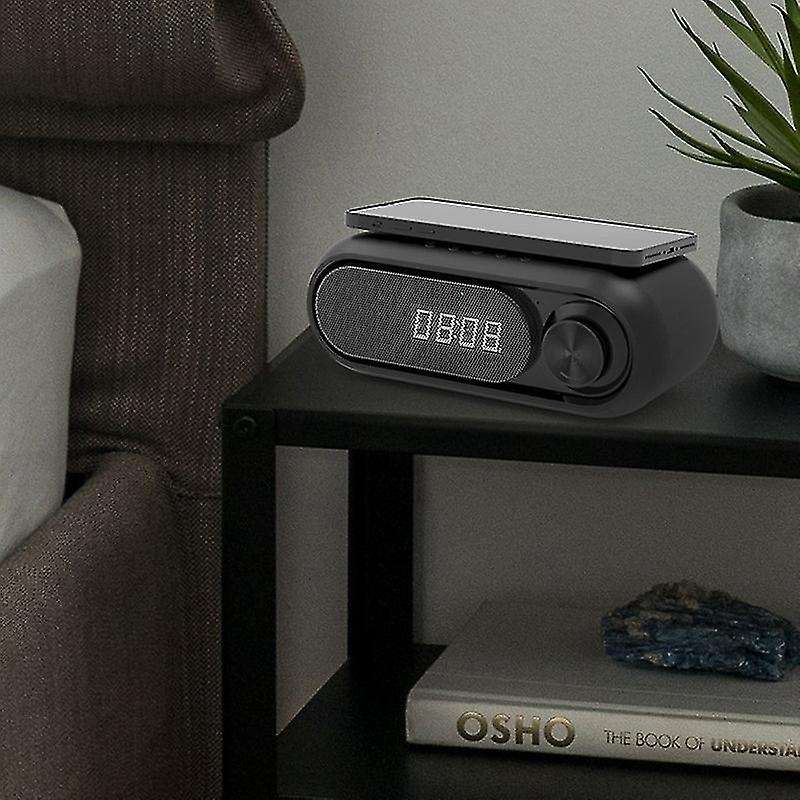 Alarm Clock Fm Radio with Usb Charging for Home Bedroom Bedside