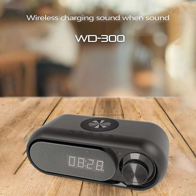 Alarm Clock Fm Radio with Usb Charging for Home Bedroom Bedside