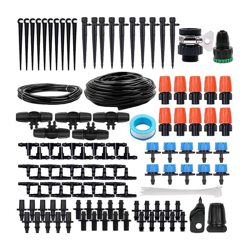 40 + 5 M Irrigation System Kit, with Sprinkler Sprayer for Garden