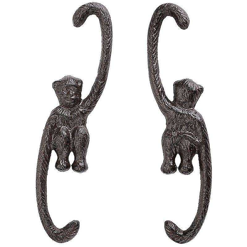 1 Set Of 4 Heavy Duty Cast Iron S Monkey Hooks - S Shaped Bracket