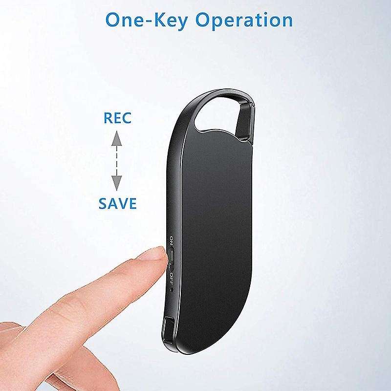 V11 Keychain Digital Voice Recorder Usb Flash Drive Silver Mp3 Player