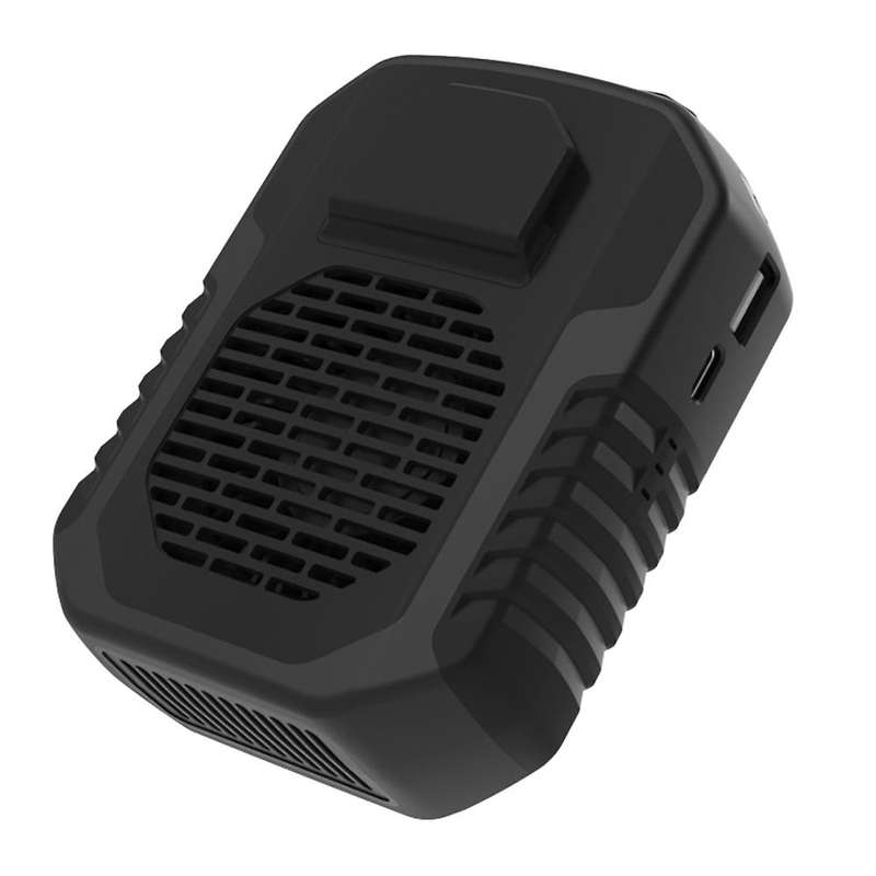 Portable Waist Clip Fan 6000mah Battery Operated Necklace Fan A