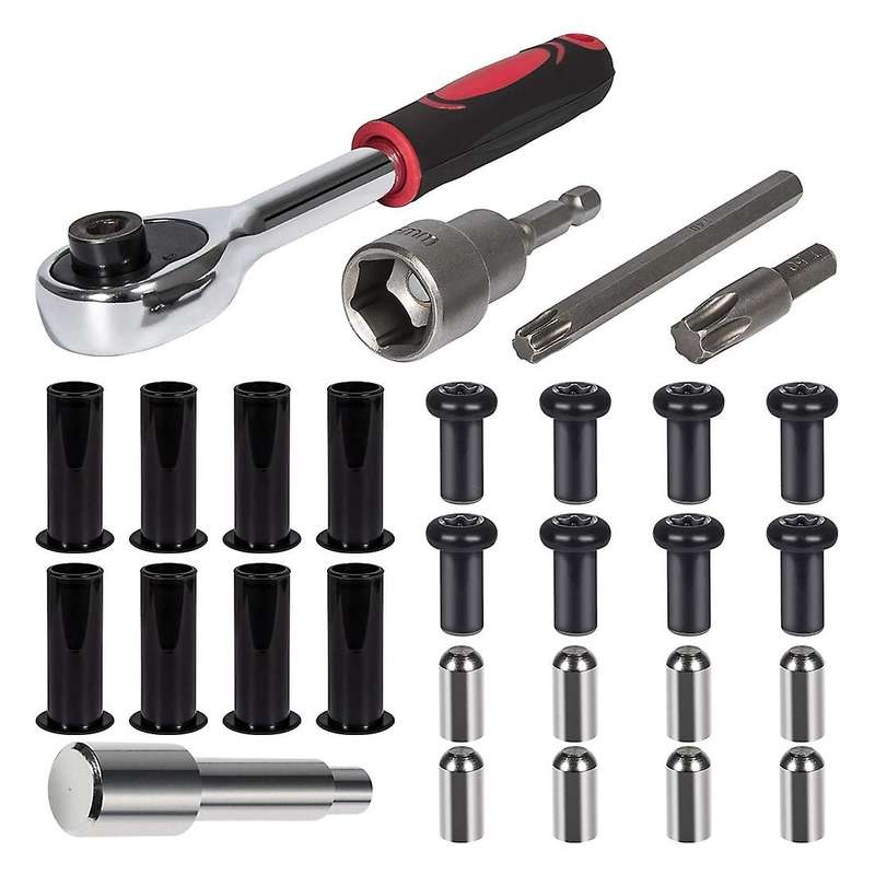 Door Pin Guides+door Hinge Nuts Kit for Jeep Wrangler Jk Jl 07-21