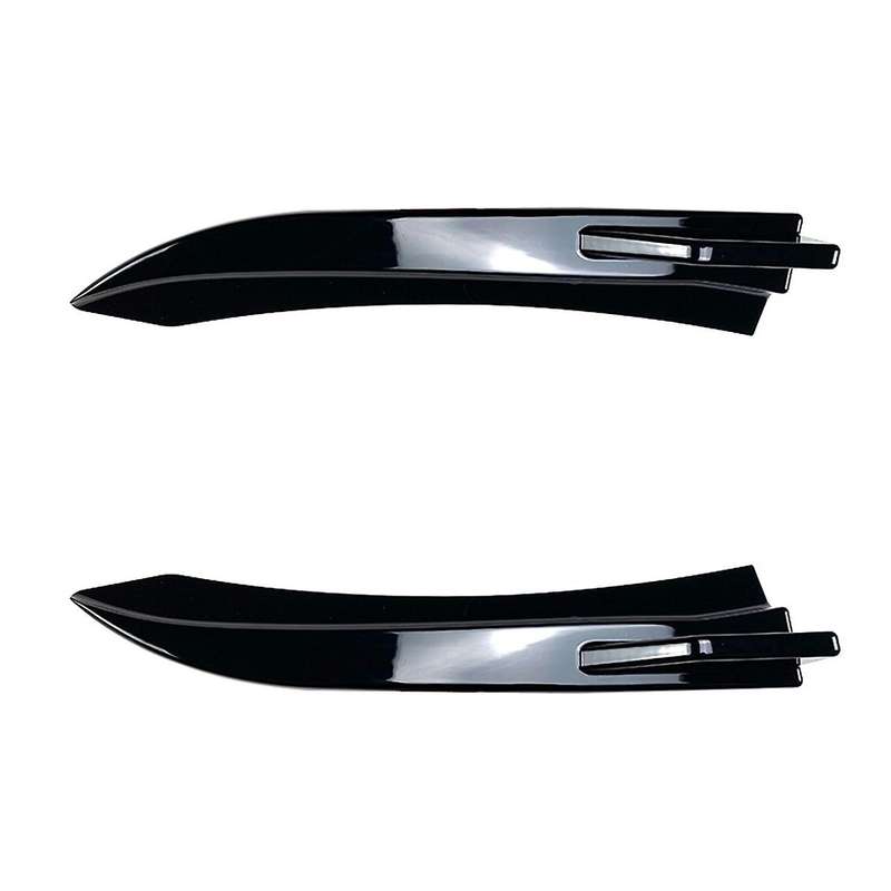 Car Rear Bumper Lip Diffuser Splitter Winglet Apron Spoiler Black