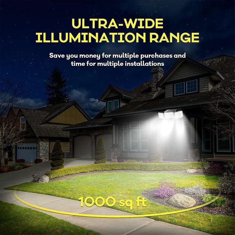 Solar Lights Outdoor, 188 Leds, Solar Flood Lights, Ip67 Waterproof