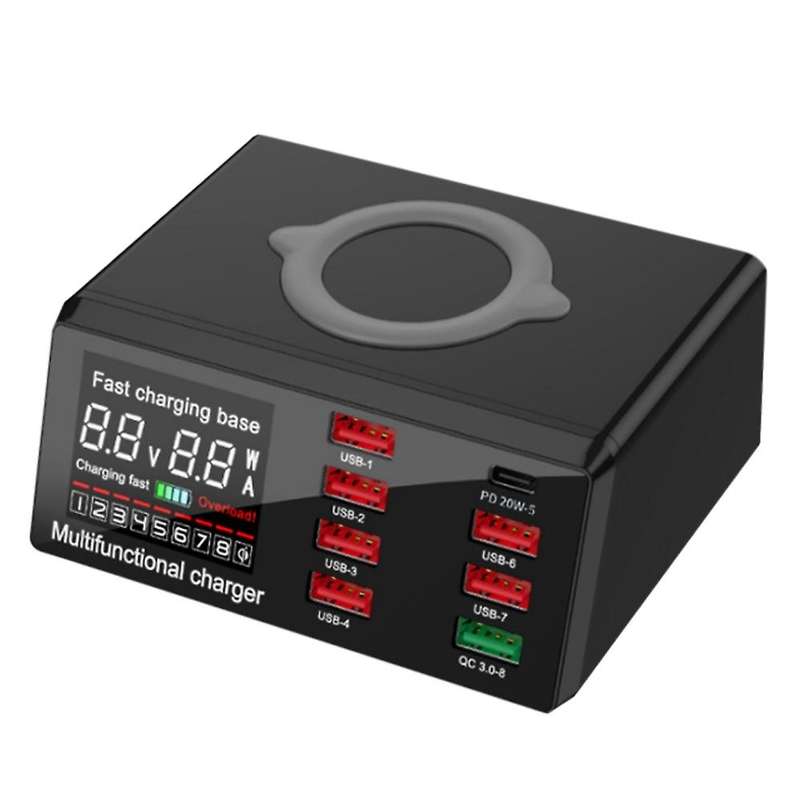 Usb Charging Station 100w 8 Ports Adapter Charger for Iphone-us Plug