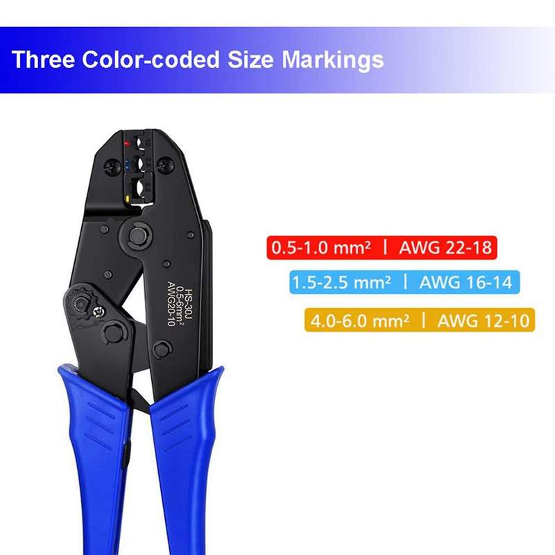 700pcs Tubular Terminal Hs-30j Crimping Pliers Terminal Crimping Tool