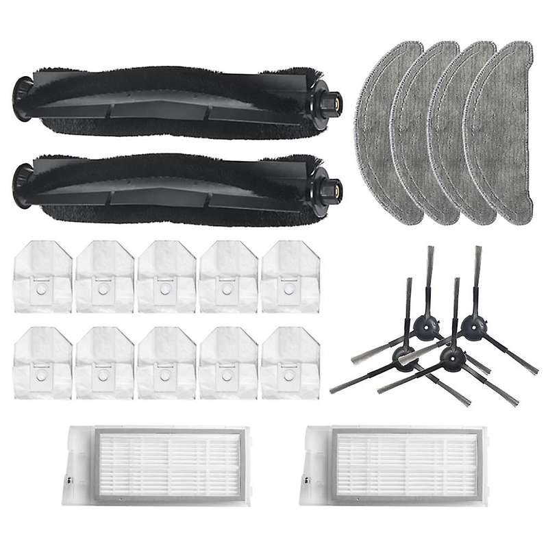 For Roidmi Eve Plus Mop Cloth Side Brush Dust Bag Hepa Filter