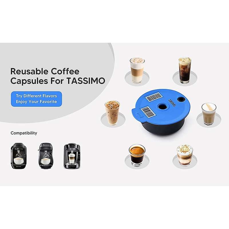 Refillable Coffee Capsule Pod,reusable for Bosch Coffee Pod Filter