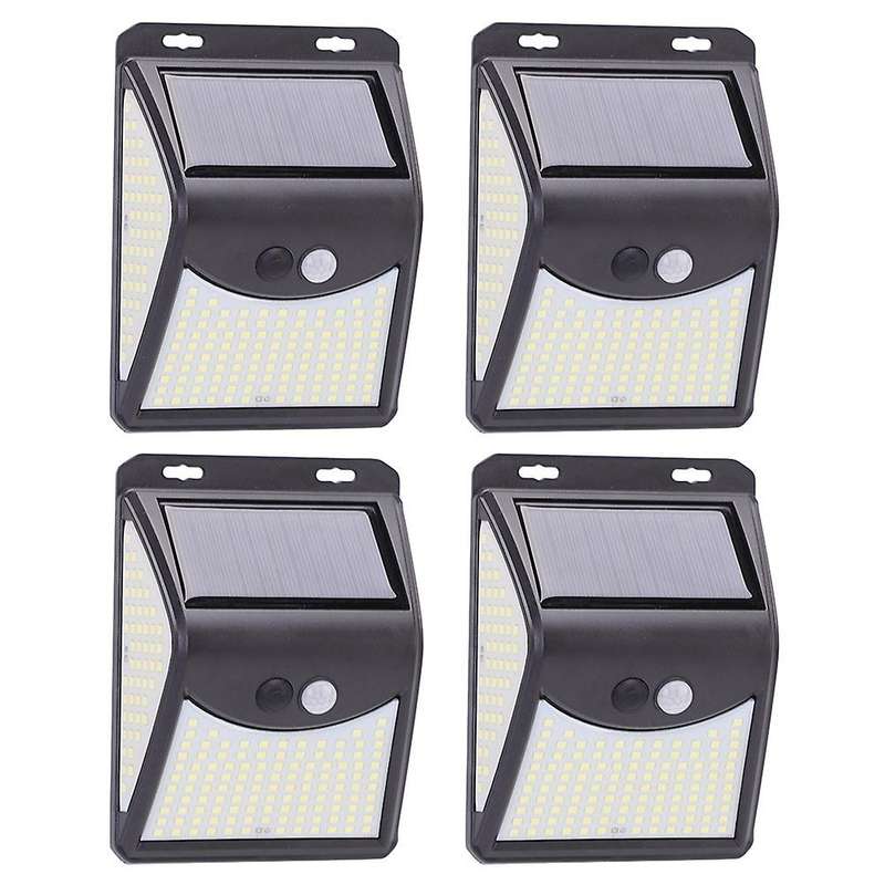 222 Led Solar Light with Motion Sensor for Garden Decoration 4pcs