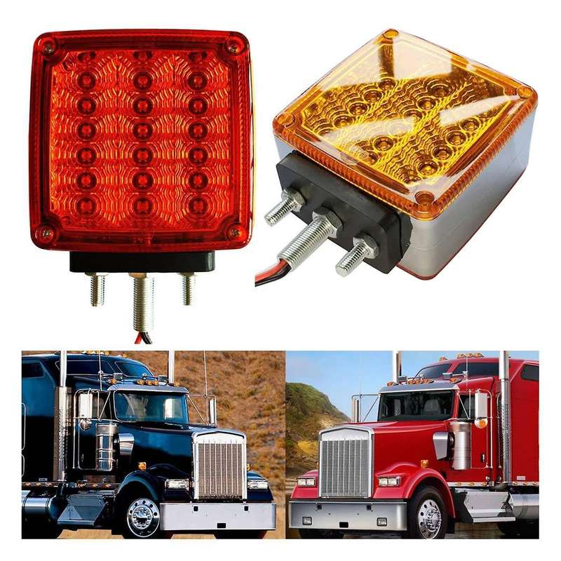 39 Led Fender Face Stop Turn Signal Tail Lights for Truck Trailer