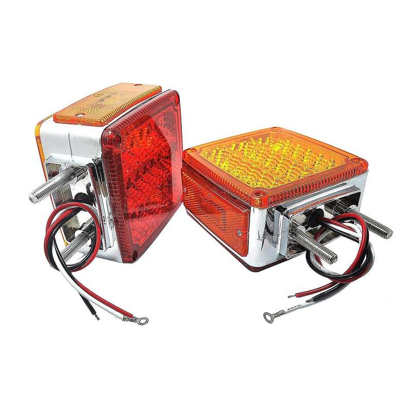 39 Led Fender Face Stop Turn Signal Tail Lights for Truck Trailer