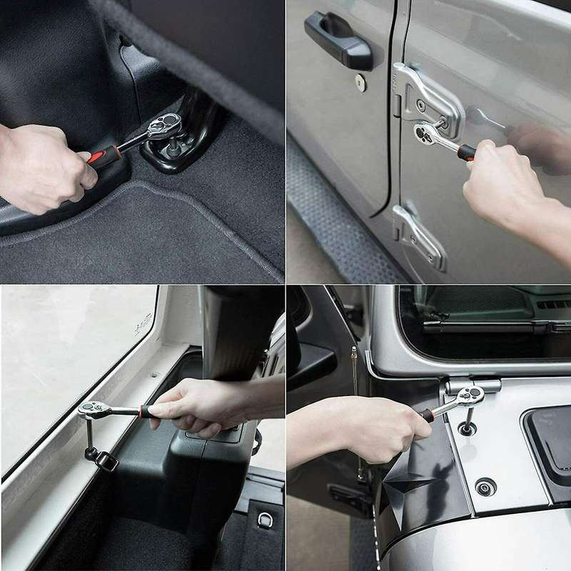 Door Pin Guide, Hinge Nuts, for Jeep Wrangler Jk Jl 2007-2020