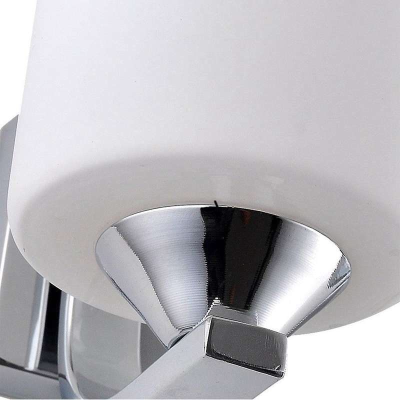2x Modern Glass Wall Sconce Lamp,single Head with Switch White