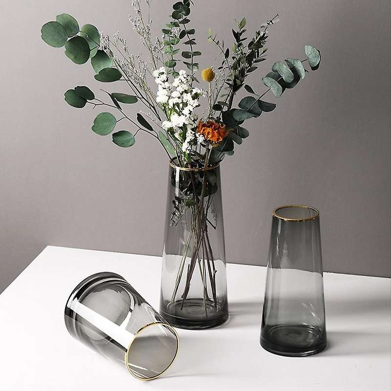 Glass Vase Nordic Home Living Room Decor Terrarium Flower Vase A