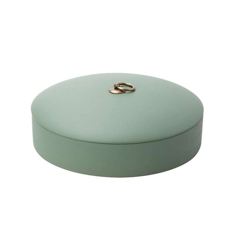 Household Bulk Tea Spices Jars Cake-shaped Ceramic Tea Storage Jar G