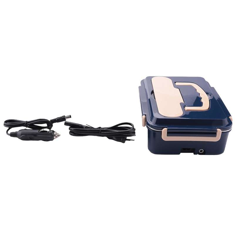 Electric Lunch Box with Spoon and Chopstick Food Warmer Eu Plug