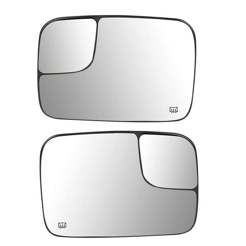 Front Heated Rear View Mirror Lens Glass for Dodge Ram 1500 1998-2010