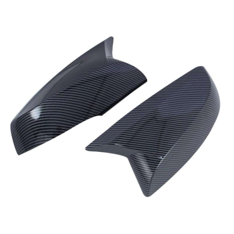 Car Carbon Fiber Ox Horn Side Mirror Caps for Corolla Cross 2021 2022
