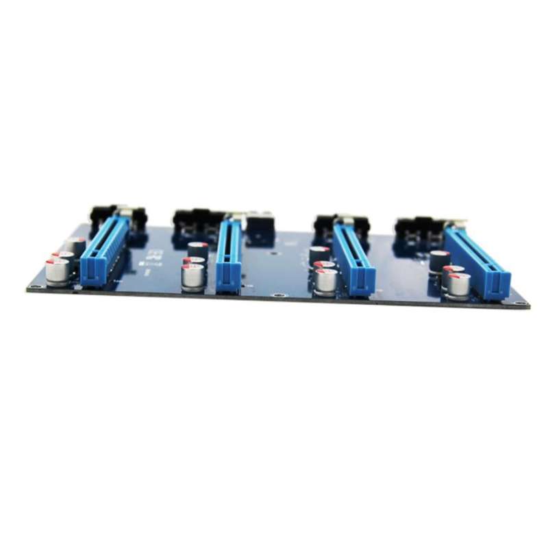 Pci-e Adapter Card Pcie 1 to 4 Riser Card 1x to 16x Slot Card