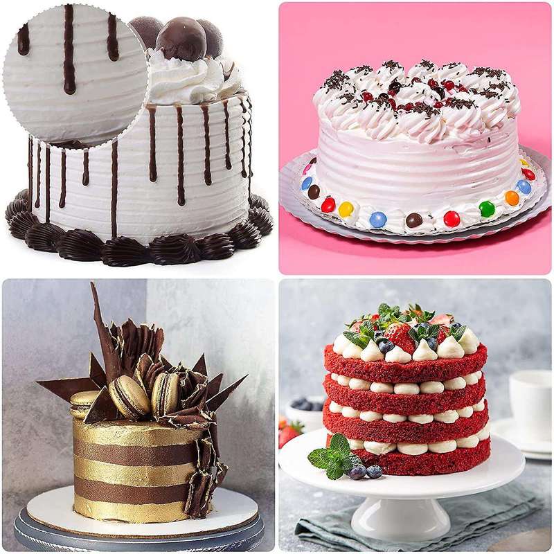 Acrylic Round Cake Discs Set,buttercream Tiered Cake Decorating Tools