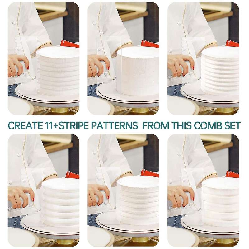 Acrylic Round Cake Discs Set,buttercream Tiered Cake Decorating Tools
