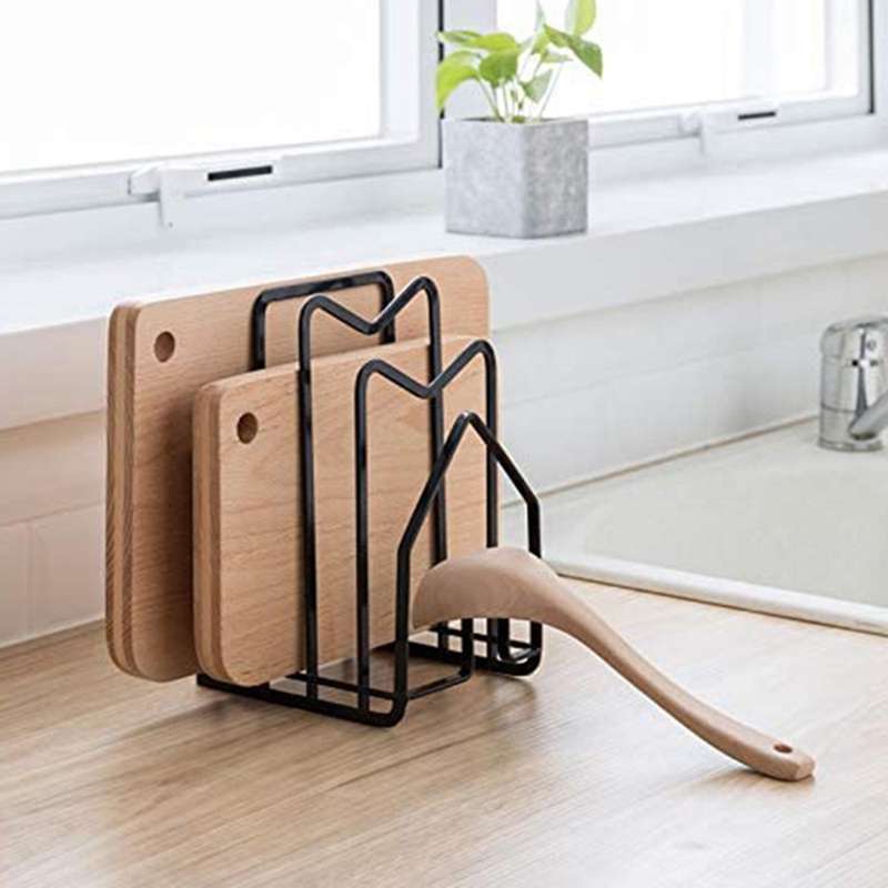 Cutting Board Rack Chopping Board Organizer Stand Holder Kitchen