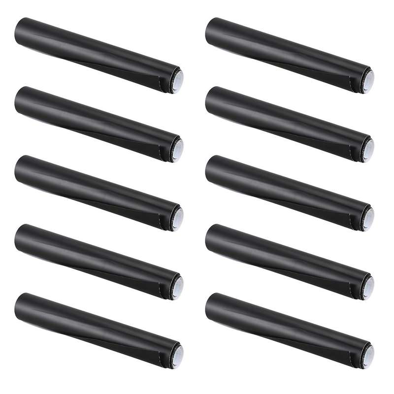 10pcs 12x60 Inch Matte Black Vinyl Film Wrap Car Diy Sticker