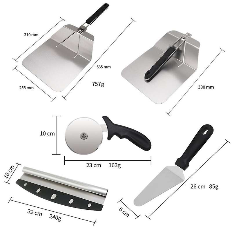 Household Pizza Wheel Knife with Handle Stainless Steel Baking Pizza
