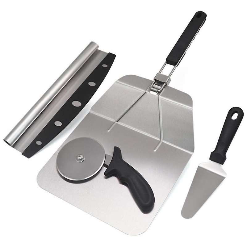 Household Pizza Wheel Knife with Handle Stainless Steel Baking Pizza