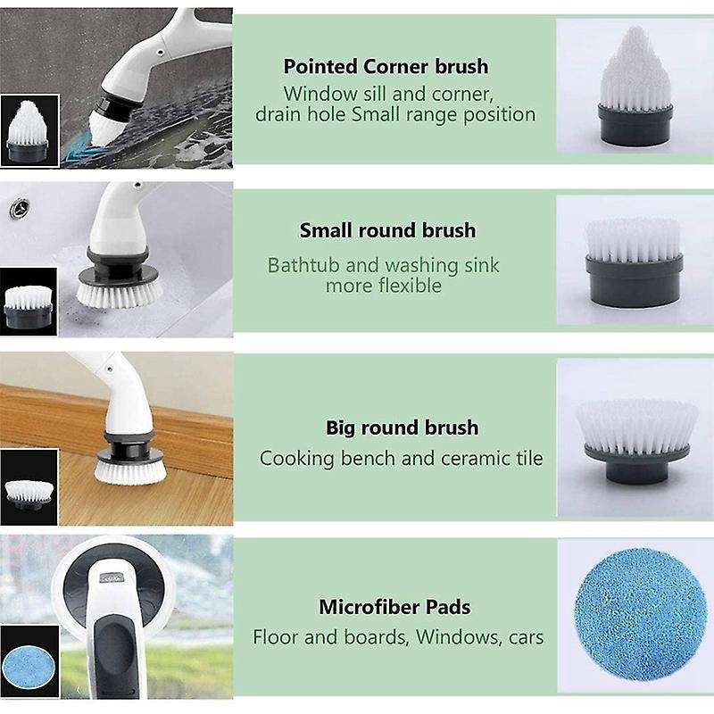 Electric Spin Scrubber, for Cleaning Tub,tile,sink,wall Us Plug