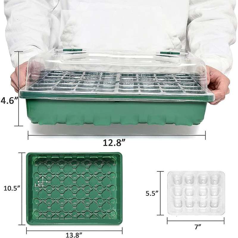 Seed Starter Tray Kit 5-set Seed Starter Kit Seed Trays with Humidity