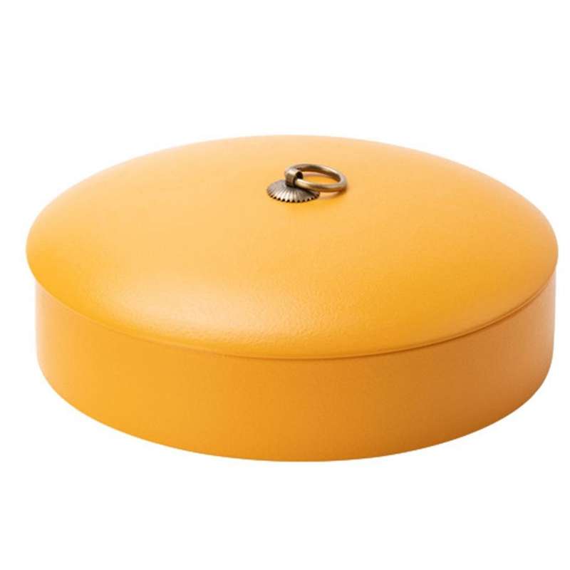 Household Bulk Tea Spices Jars Cake-shaped Ceramic Tea Storage Jar E