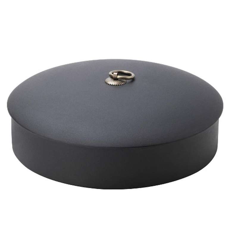Household Bulk Tea Spices Jars Cake-shaped Ceramic Tea Storage Jar C