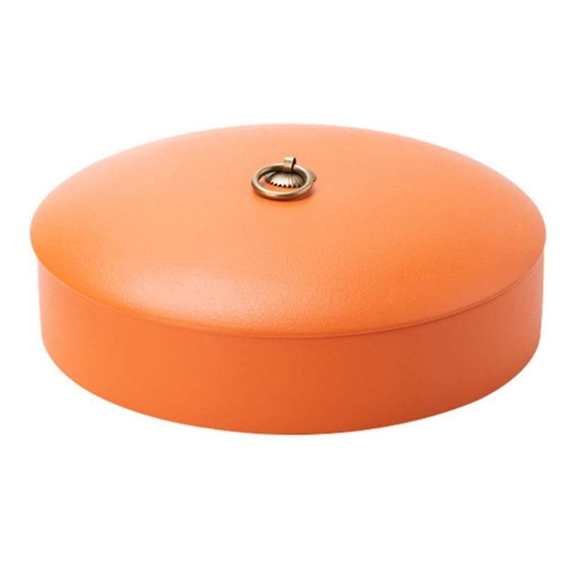 Household Bulk Tea Spices Jars Cake-shaped Ceramic Tea Storage Jar A