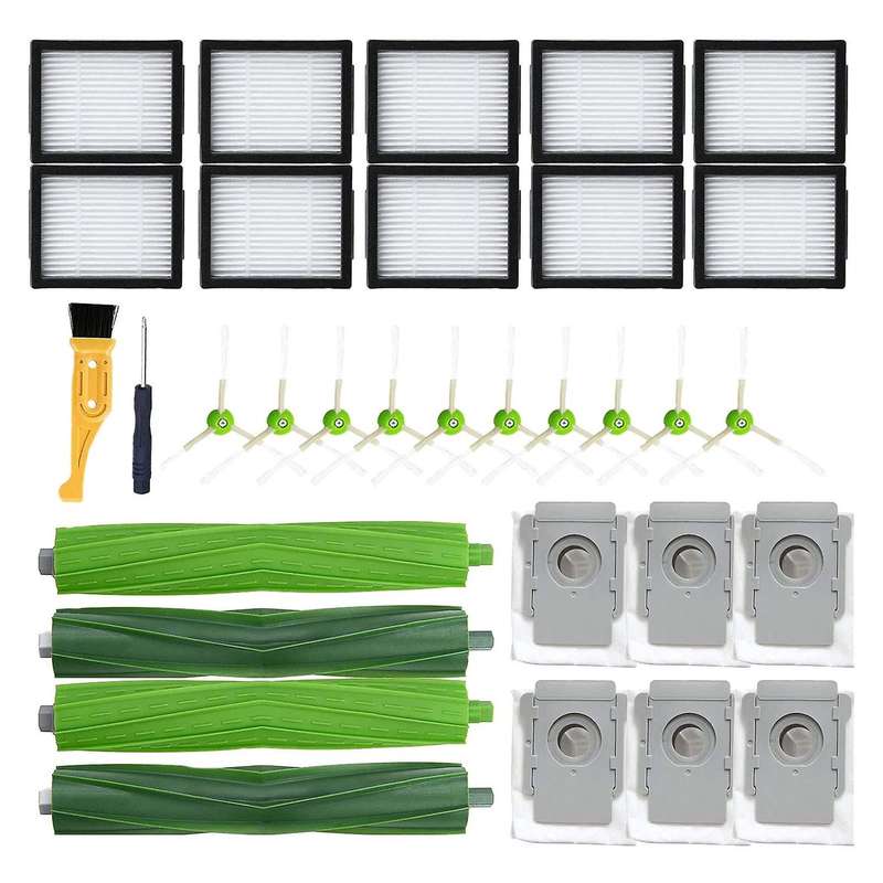 Main Brush Filter Dust Bags for Irobot Roomba I7 I7+ I6+ I8 I3+/plus