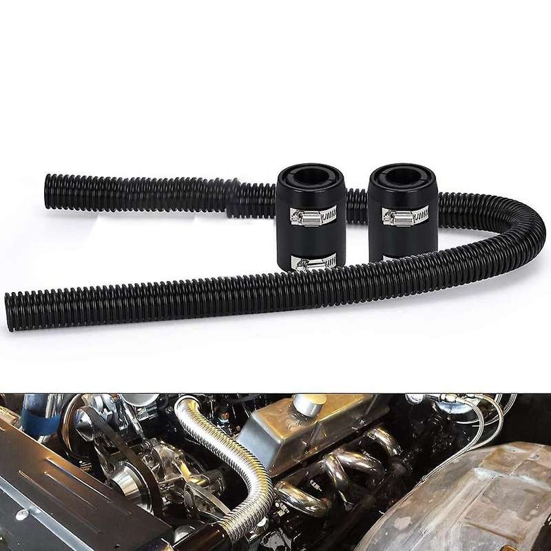 24 Inch Universal Stainless Steel Radiator Hose Car Cooling Hose Kit